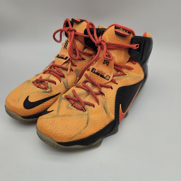 Nike LeBron 12 Shoes Mens Size 11.5 Basketball 684593-830 Sneakers - Picture 1 of 16